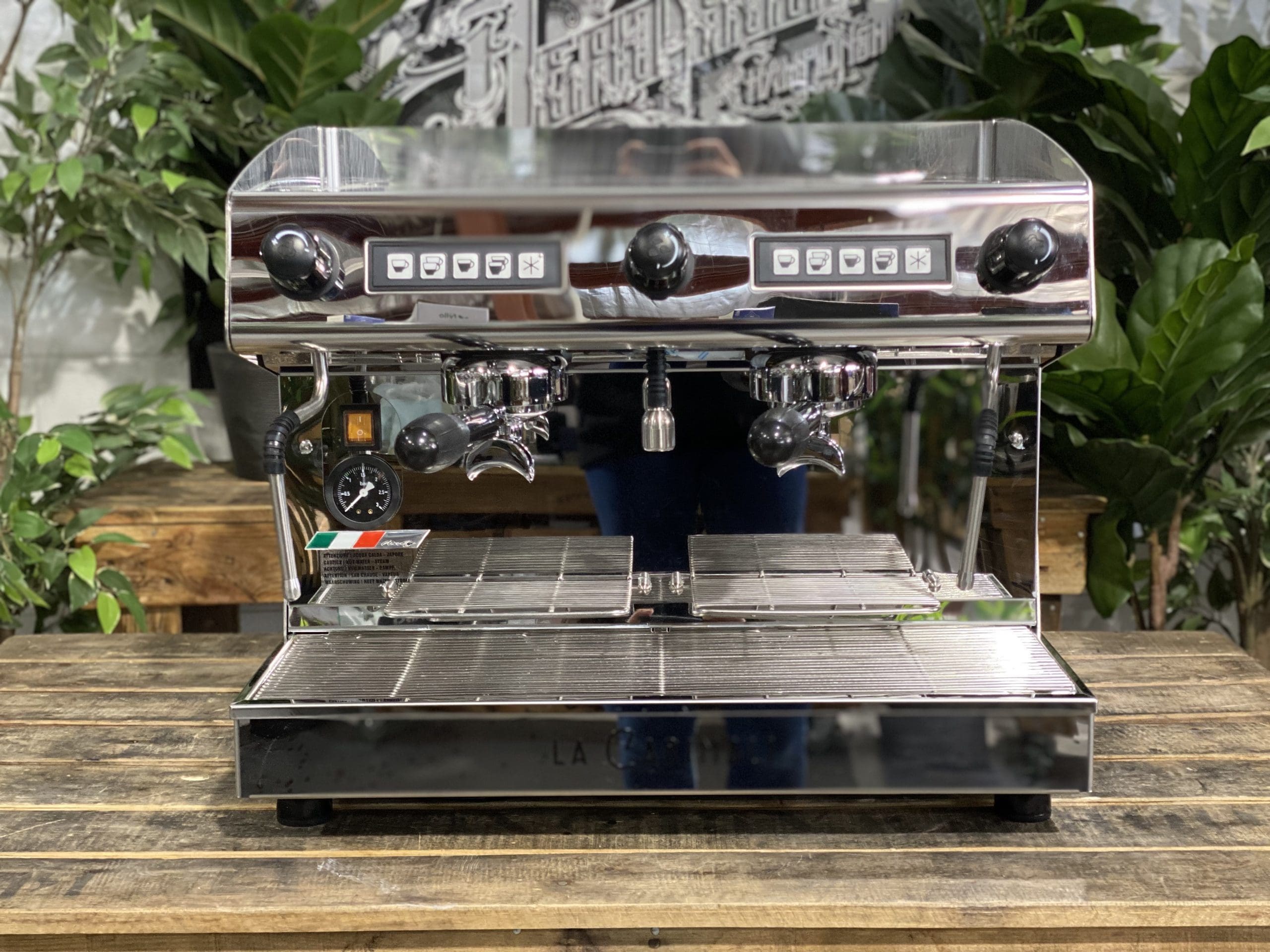Carimali Pratica E2 - 2 Group Commercial Espresso Machine - Stainless Steel