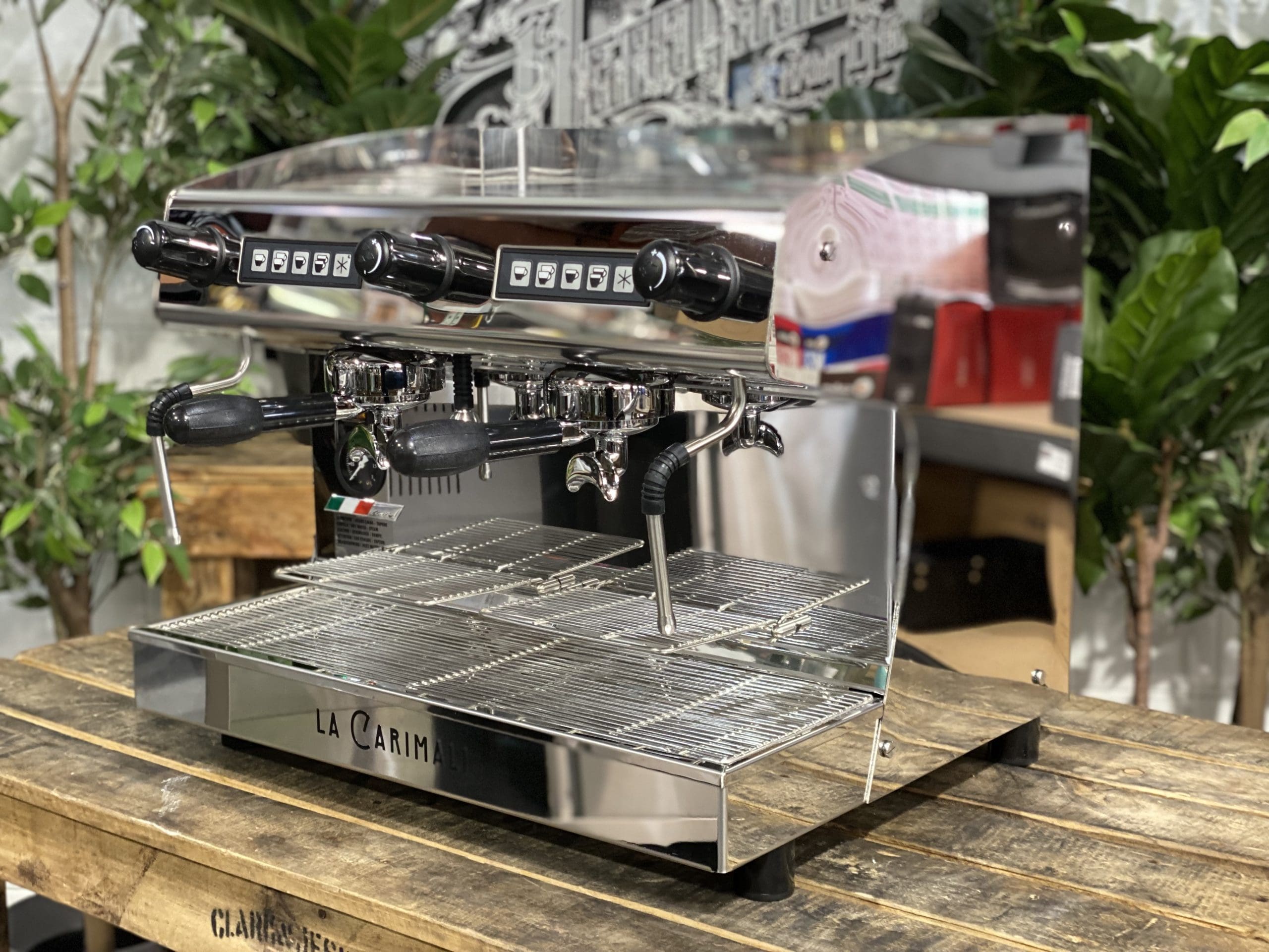 Carimali Pratica E2 - 2 Group Commercial Espresso Machine - Stainless Steel