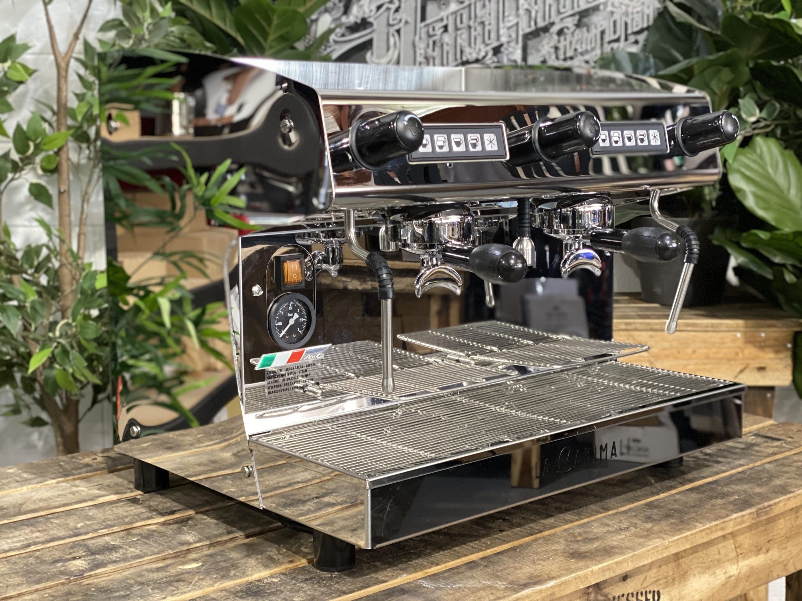 Carimali Pratica E2 - 2 Group Commercial Espresso Machine - Stainless Steel