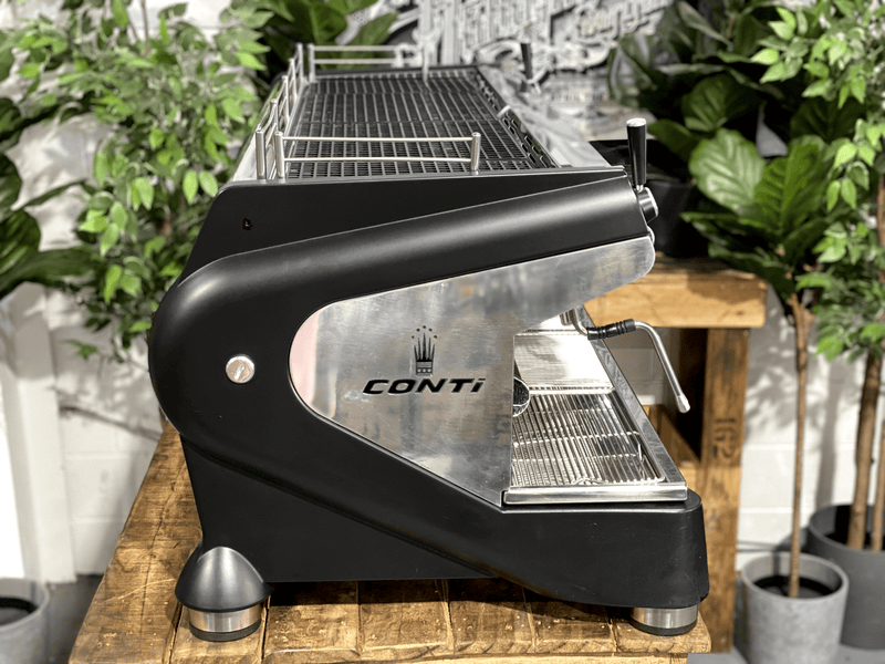 Conti Monte Carlo 3 Group Black Espresso Coffee Machine