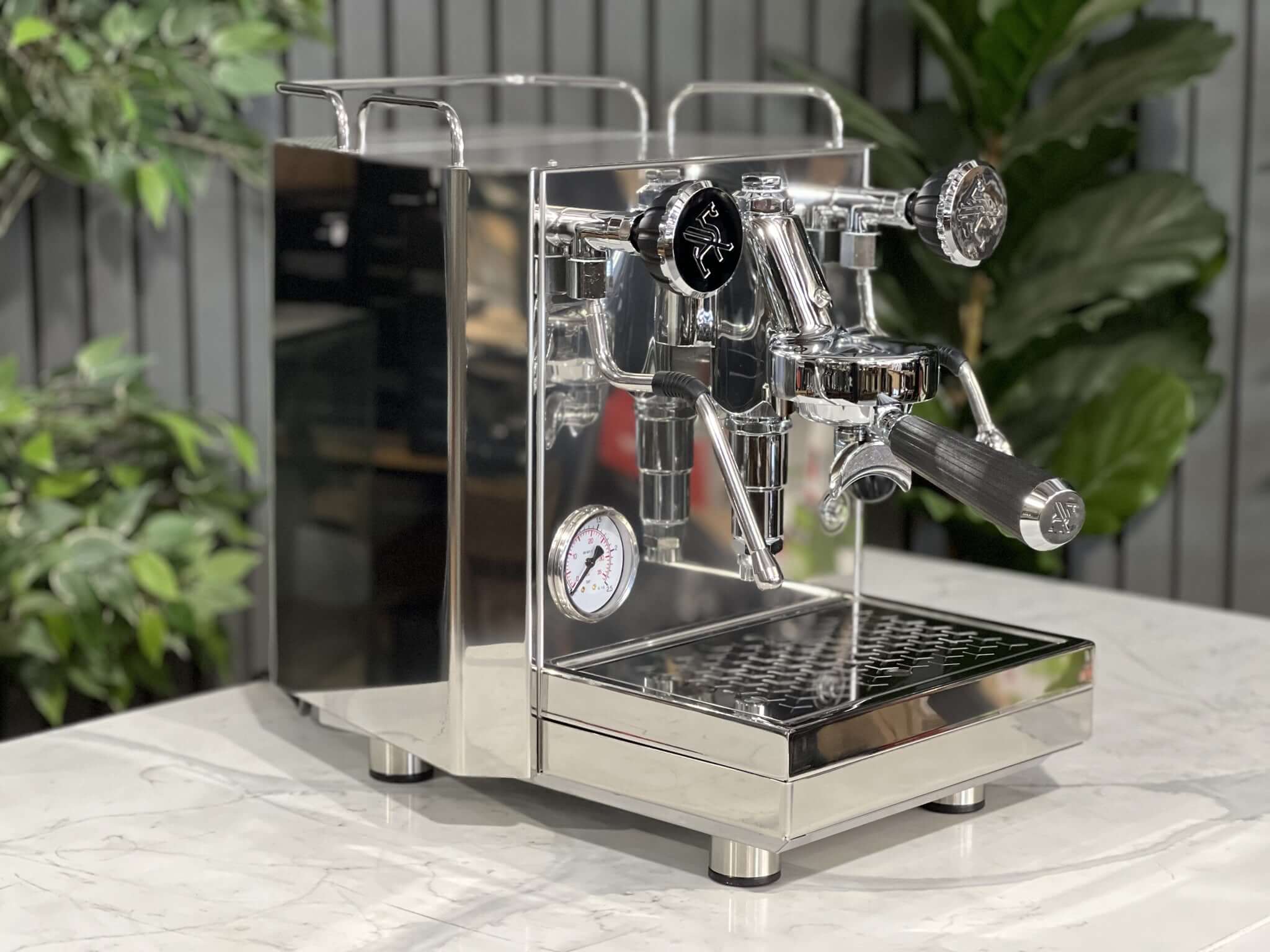 Doge Fenix Brand - 1 Group Commercial Espresso Machine - Chrome