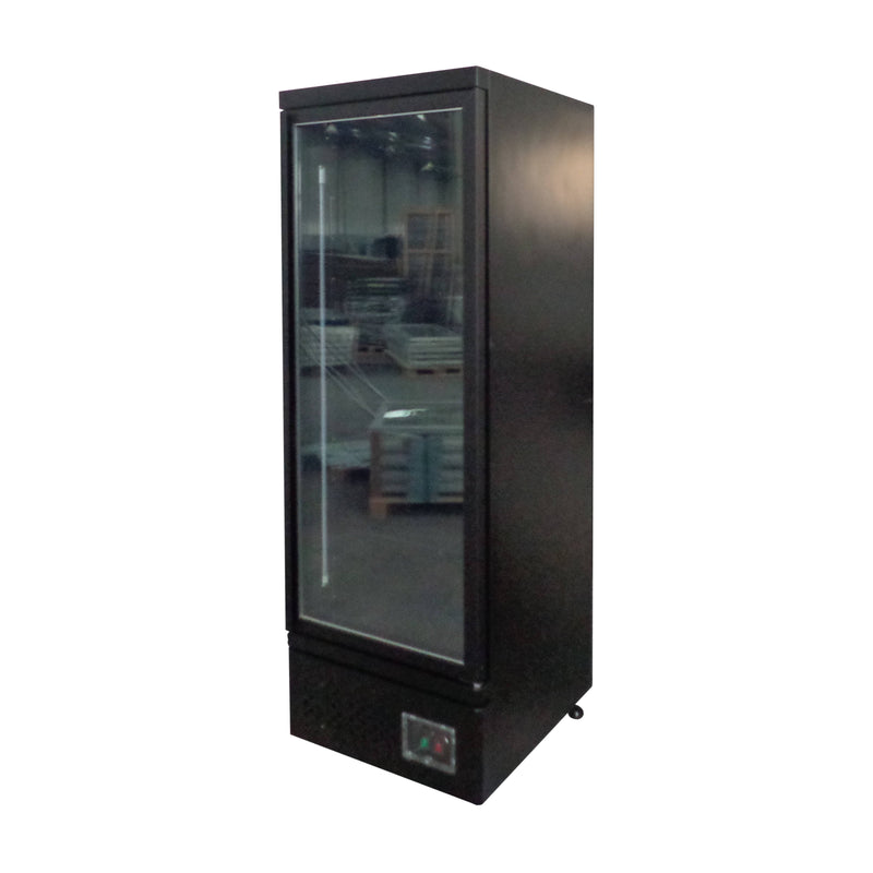 AG Supermarket Single Glass Door Upright Display Freezer - 450 Litre