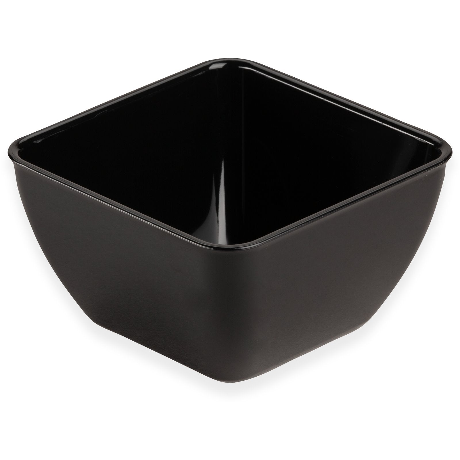Carlisle Black SAN Square Bowl 350mL Capacity 102mm x 102mm x 64mm - Pack of 48 - DXSB1203