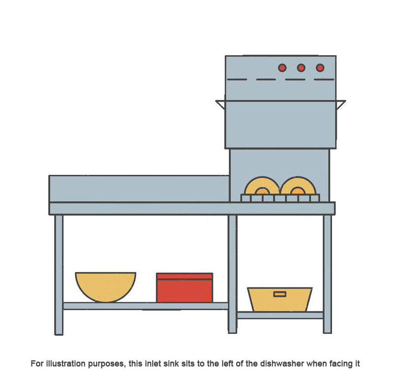 MixRite Stainless Steel Dishwasher Bench Outlet Wst6120L