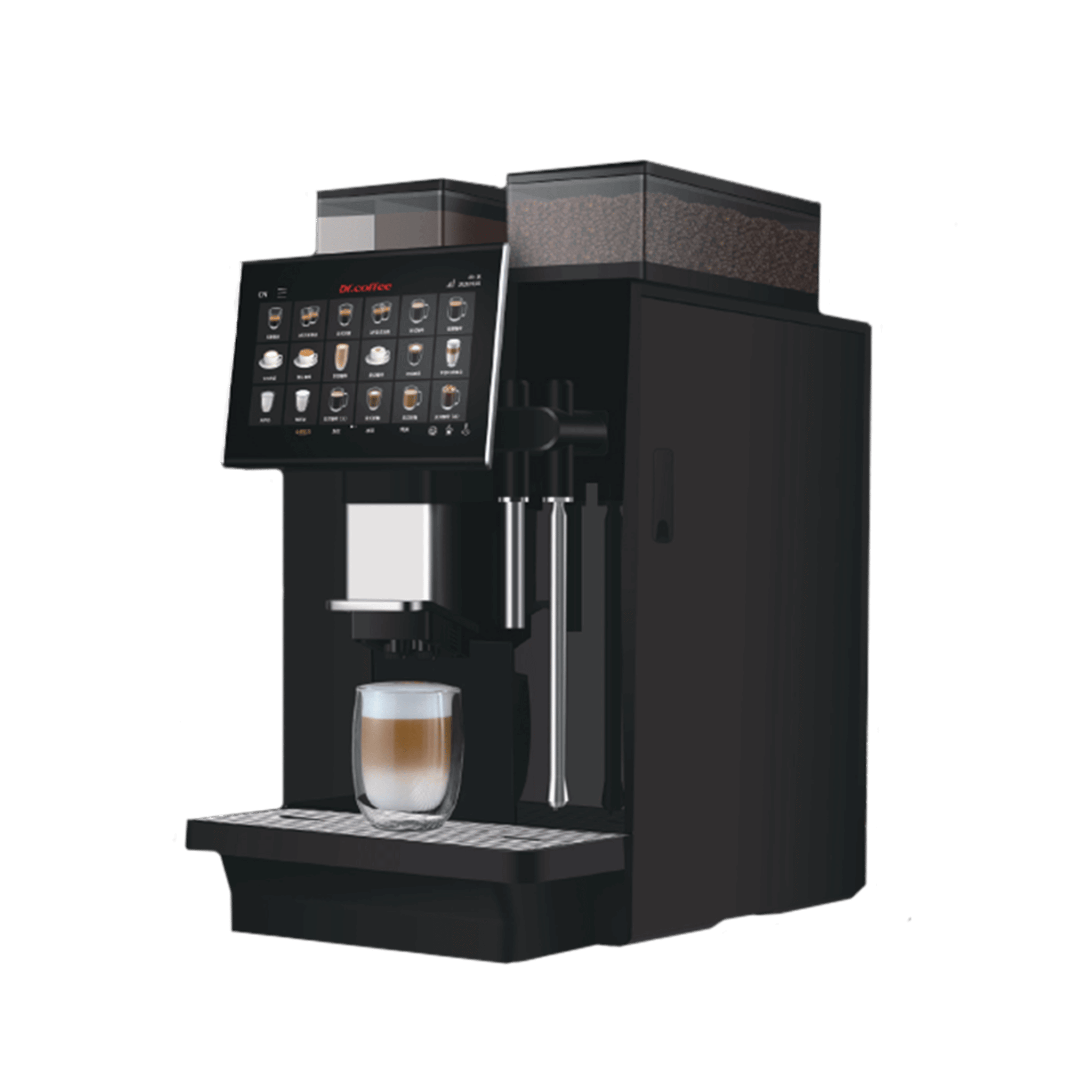 Dr Coffee Coffee Zone T Brand - Fully Automatic Coffee Machine - Black