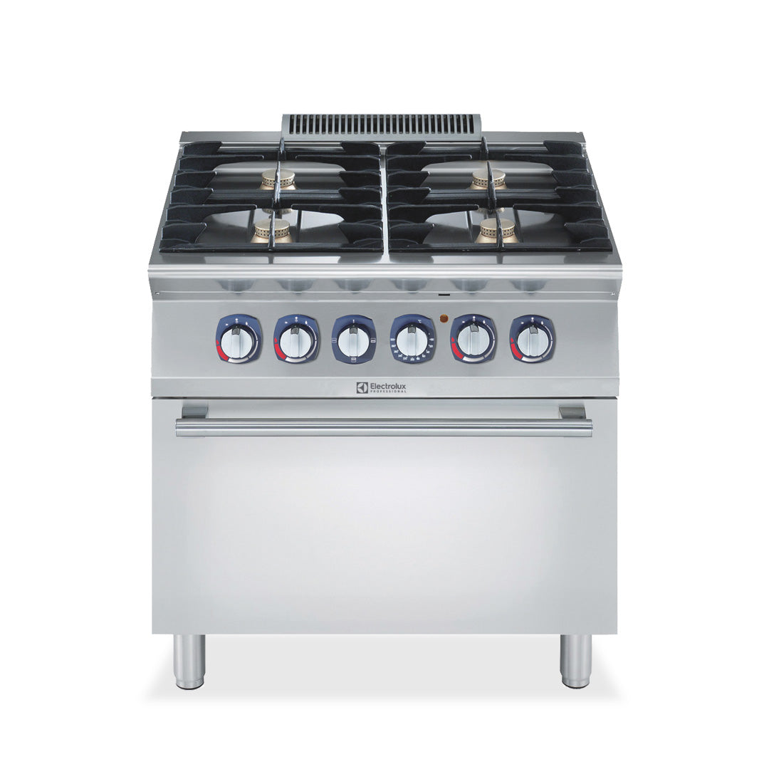 Electrolux 700XP 4 Burner Gas Range with Gas Oven 800mm - E7GCGH4CGA