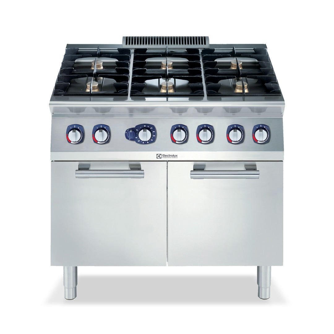 Electrolux 700XP 6 Burner Gas Range with Large Gas Oven 900mm - E7GCGI6CLA