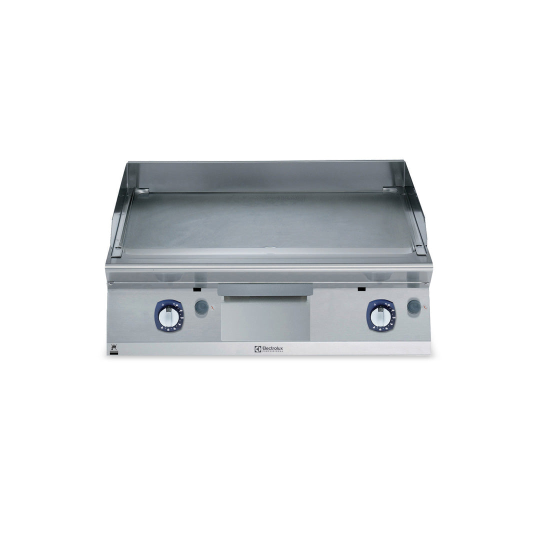 Electrolux 700XP Gas Griddle Plate with Smooth Brushed Chrome Plate 800mm - E7IIKAAOMEA