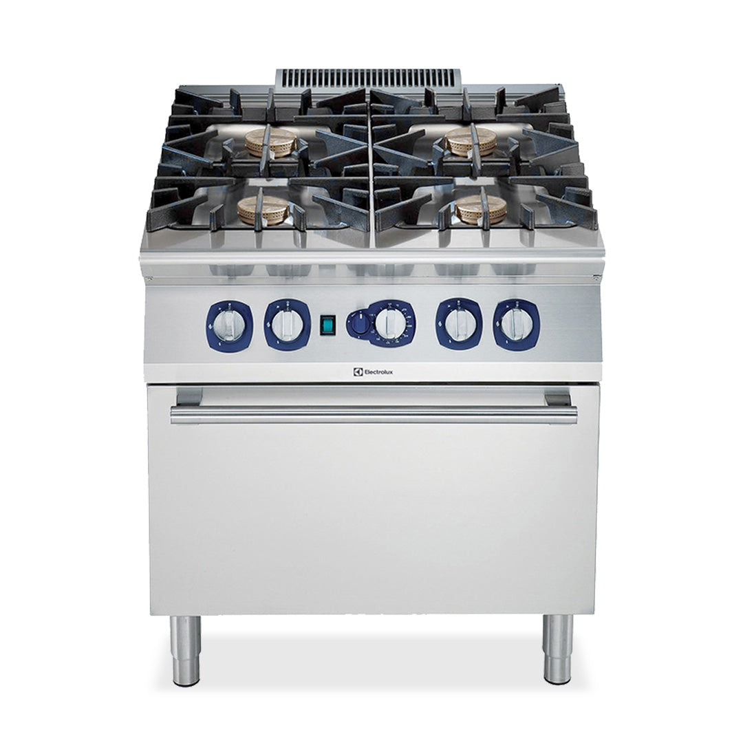 Electrolux 900XP 4 Burner Gas Range with Electric Oven 800mm - E9GCGHTCEA