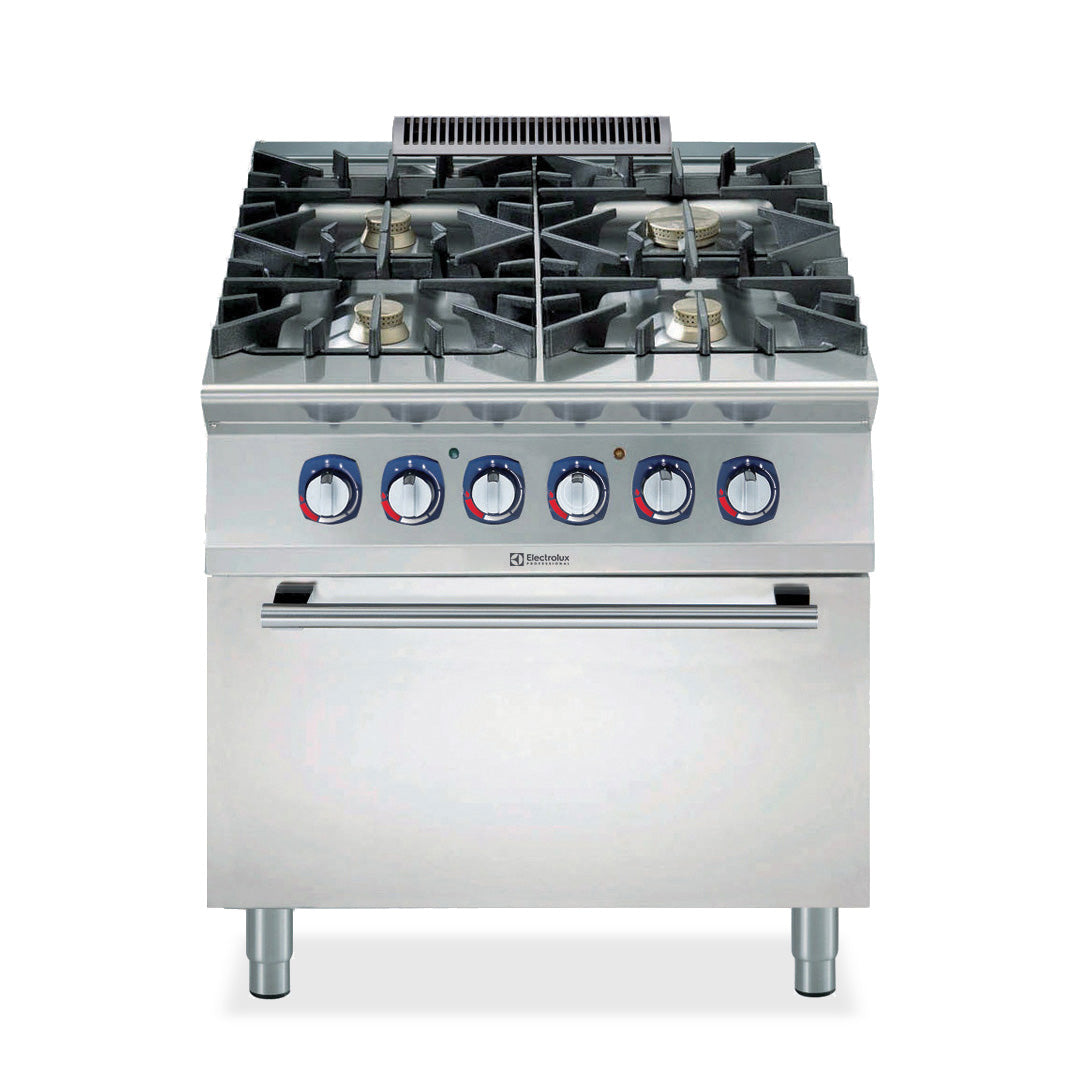 Electrolux 900XP 4 Burner Gas Range with Gas Oven 800mm - E9GCGHTCGB