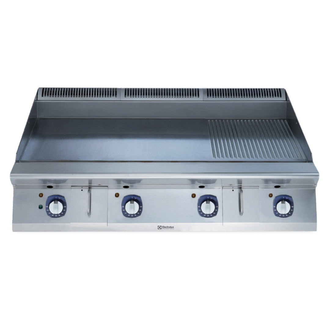 Electrolux 900XP Electric Griddle Plate with Smooth/Ribbed NitroChrome3 Plate 1200mm - E9IIMDAOMIA