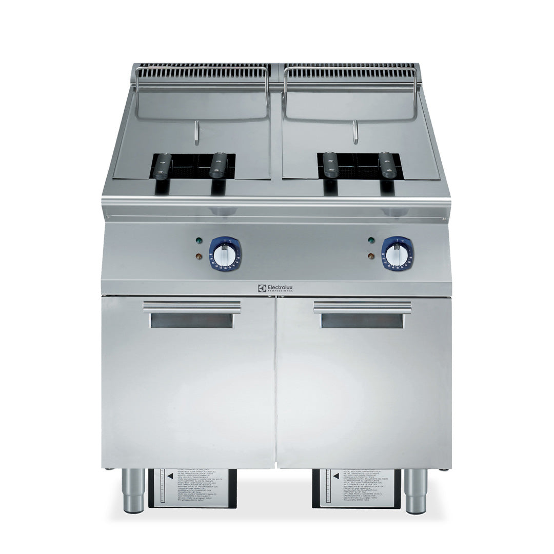 Electrolux 900XP 23L + 23L Double Pan Electric Fryer 800mm - E9KKGDBAMEA