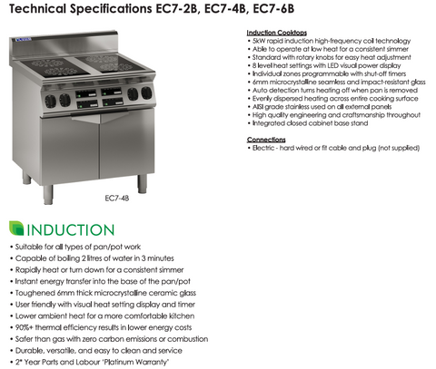Luus 400mm Induction Cooktop EC7-2B