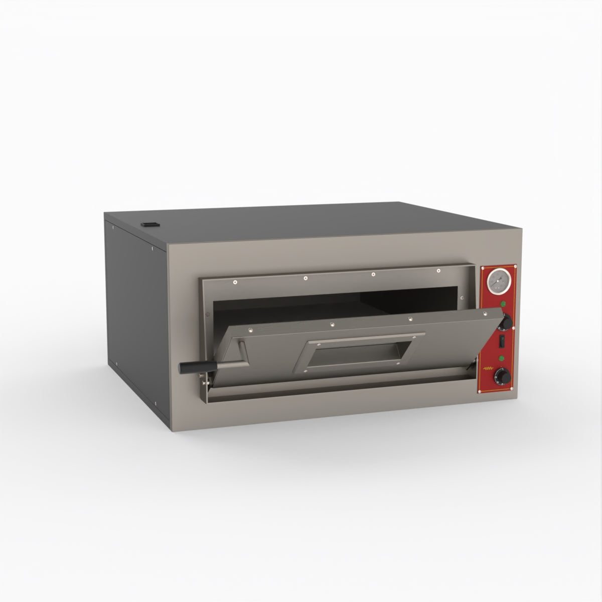 BakerMax Black Panther Pizza Deck Oven EP-2-1E