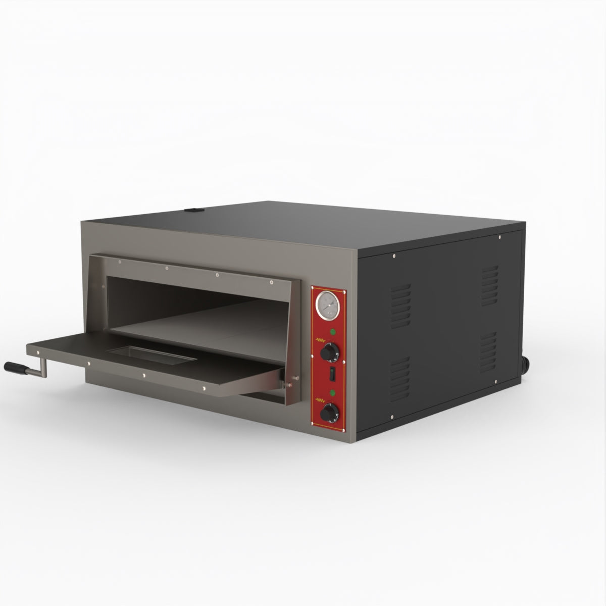 BakerMax Black Panther Pizza Deck Oven EP-2-1E