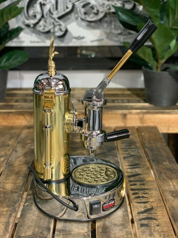 Elektra Micro Casa Chrome - 1 Group Commercial Espresso Machine - Gold