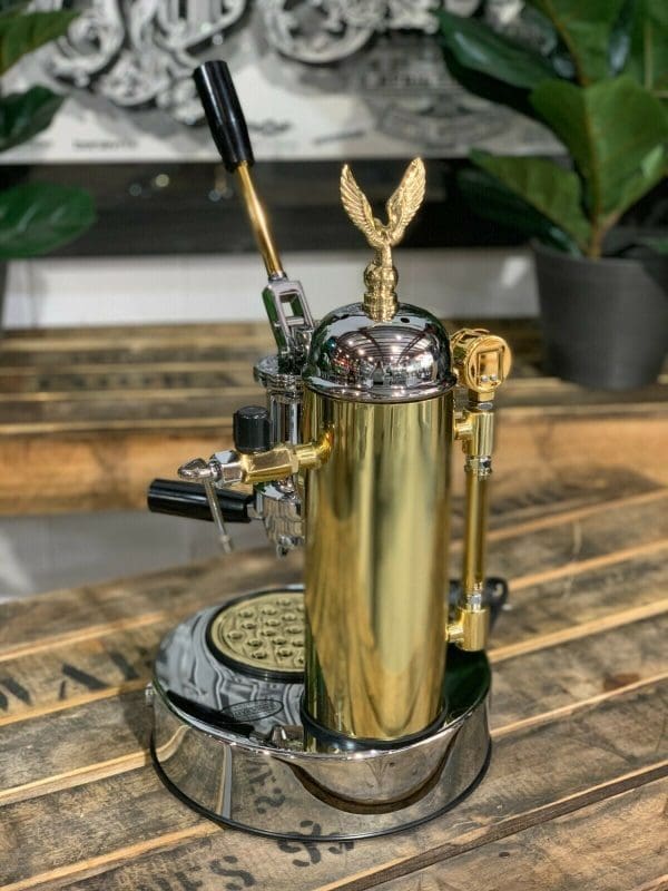 Elektra Micro Casa Chrome - 1 Group Commercial Espresso Machine - Gold