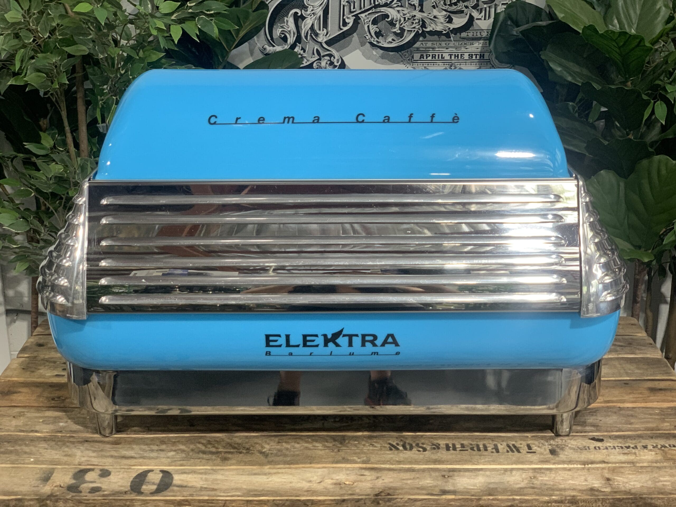 Elektra Barlume - 2 Group Commercial Espresso Machine - Blue