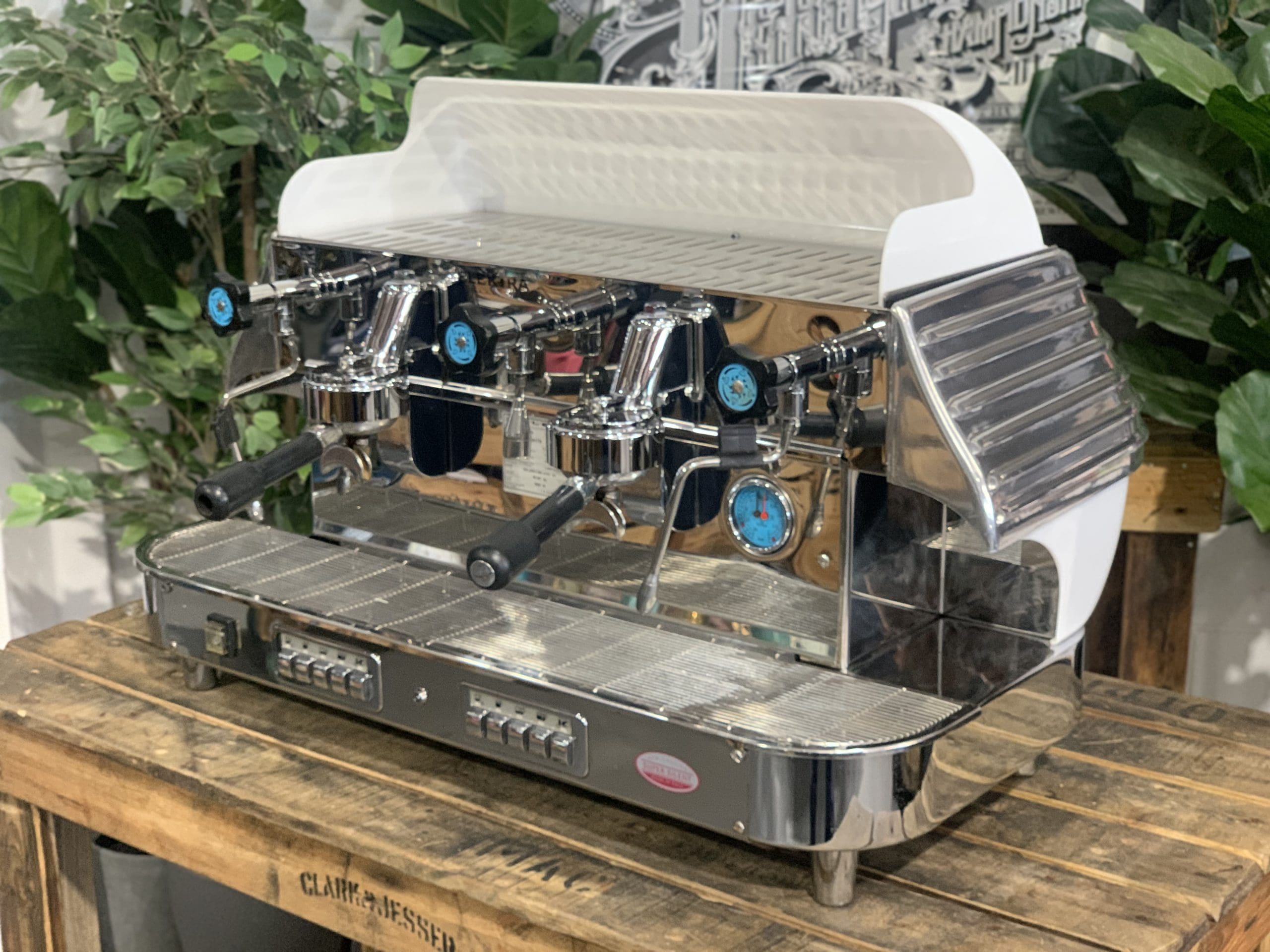 Elektra Barlume - 2 Group Commercial Espresso Machine - White