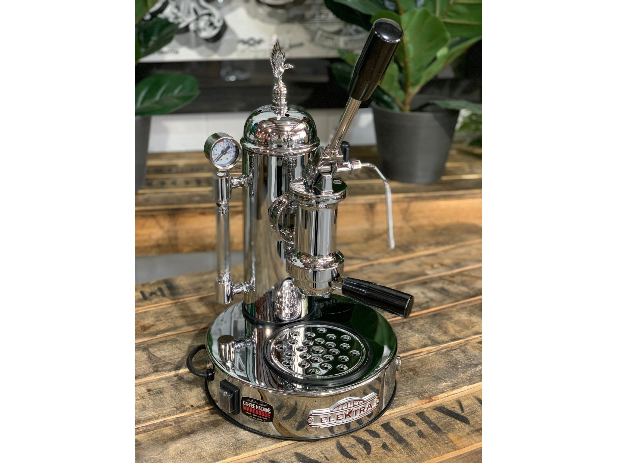 Elektra Micro Casa Leva - 1 Group Commercial Espresso Machine - Chrome