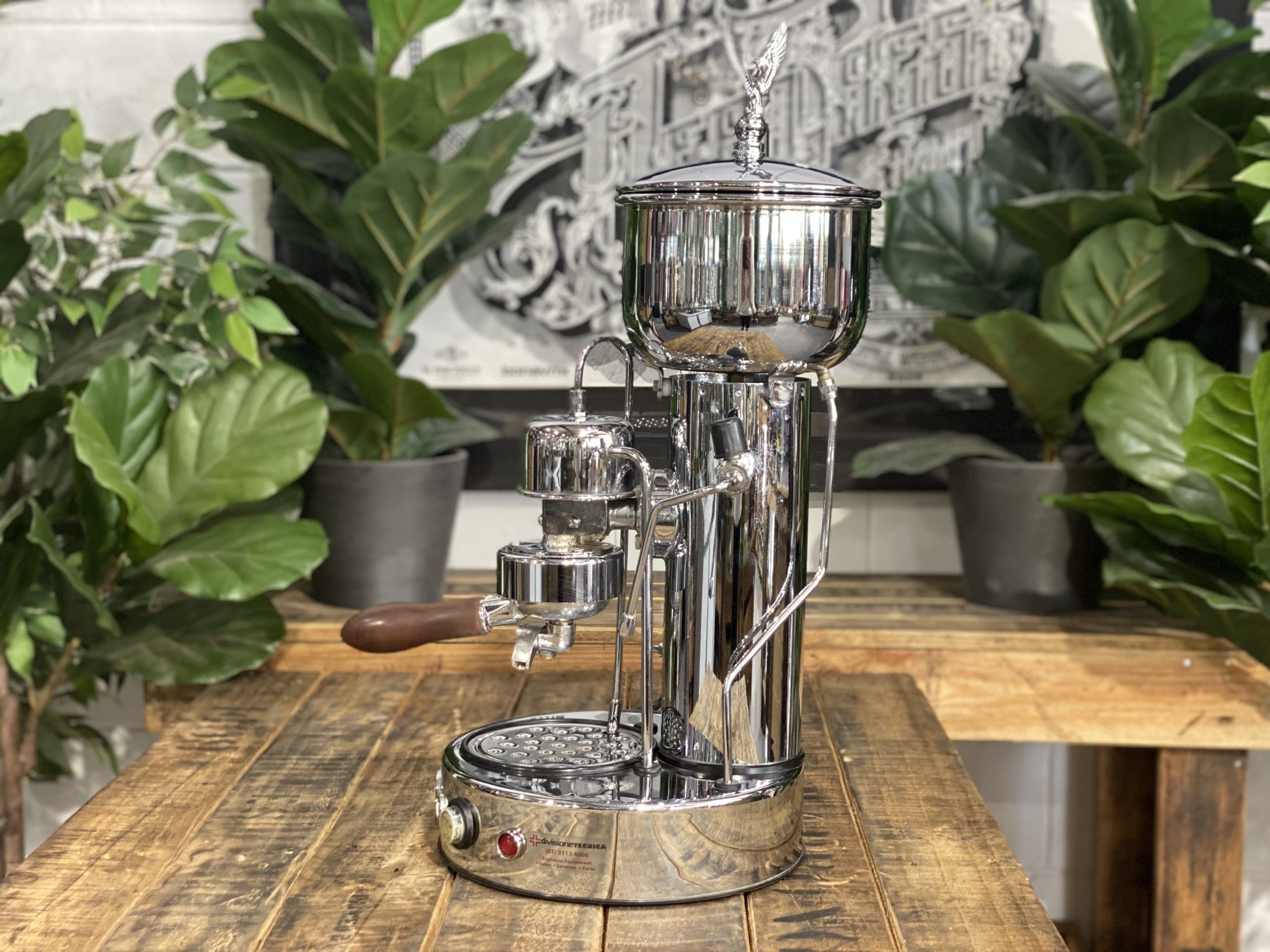 Elektra Micro Semi Automatica - 1 Group Commercial Espresso Machine - Chrome