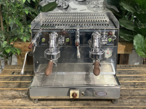 Elektra Sixties T3 Compact - 2 Group Commercial Espresso Machine - Stainless Steel