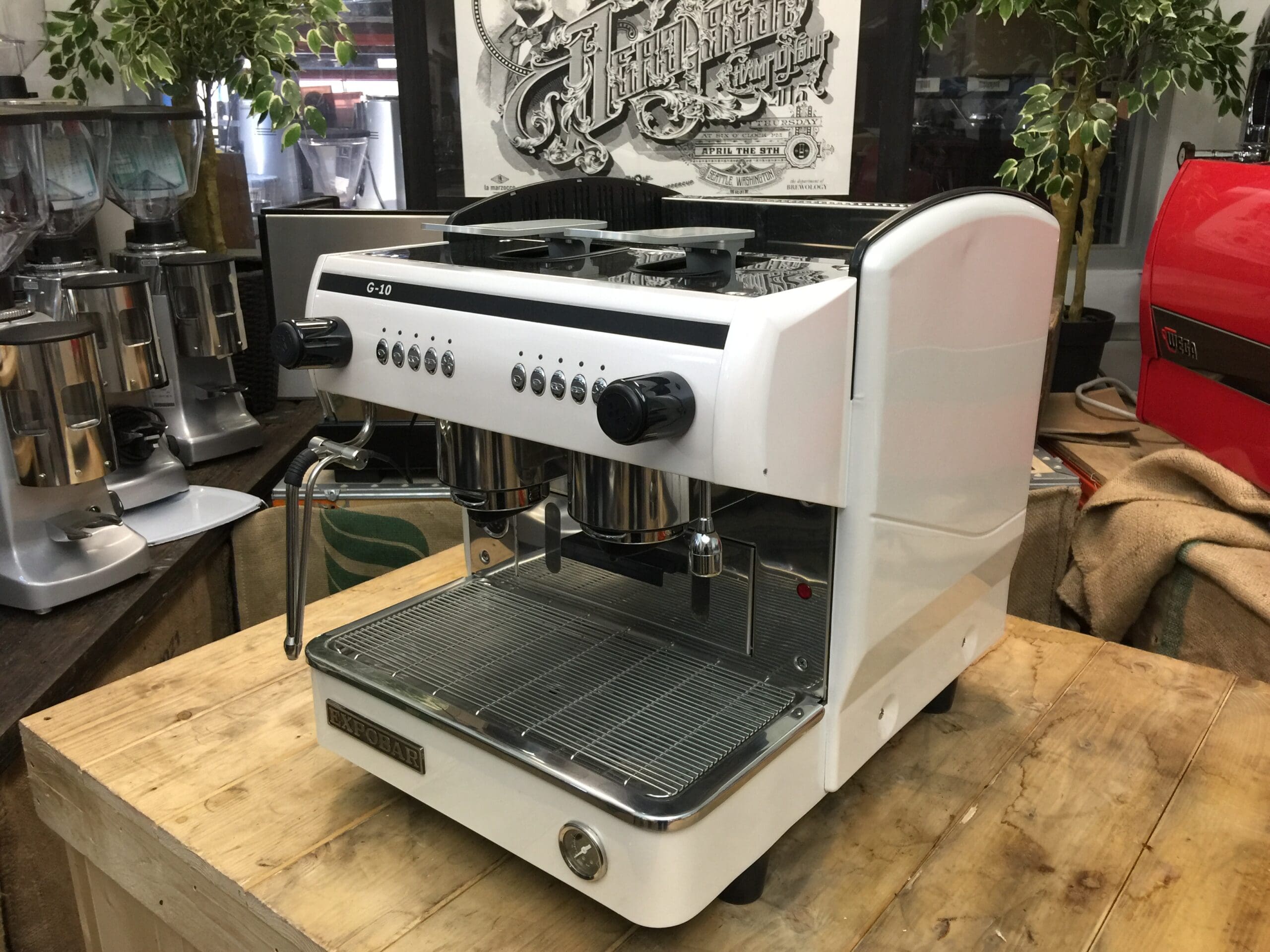 Expobar G10 Compact Capsule 2 Group White - 19529