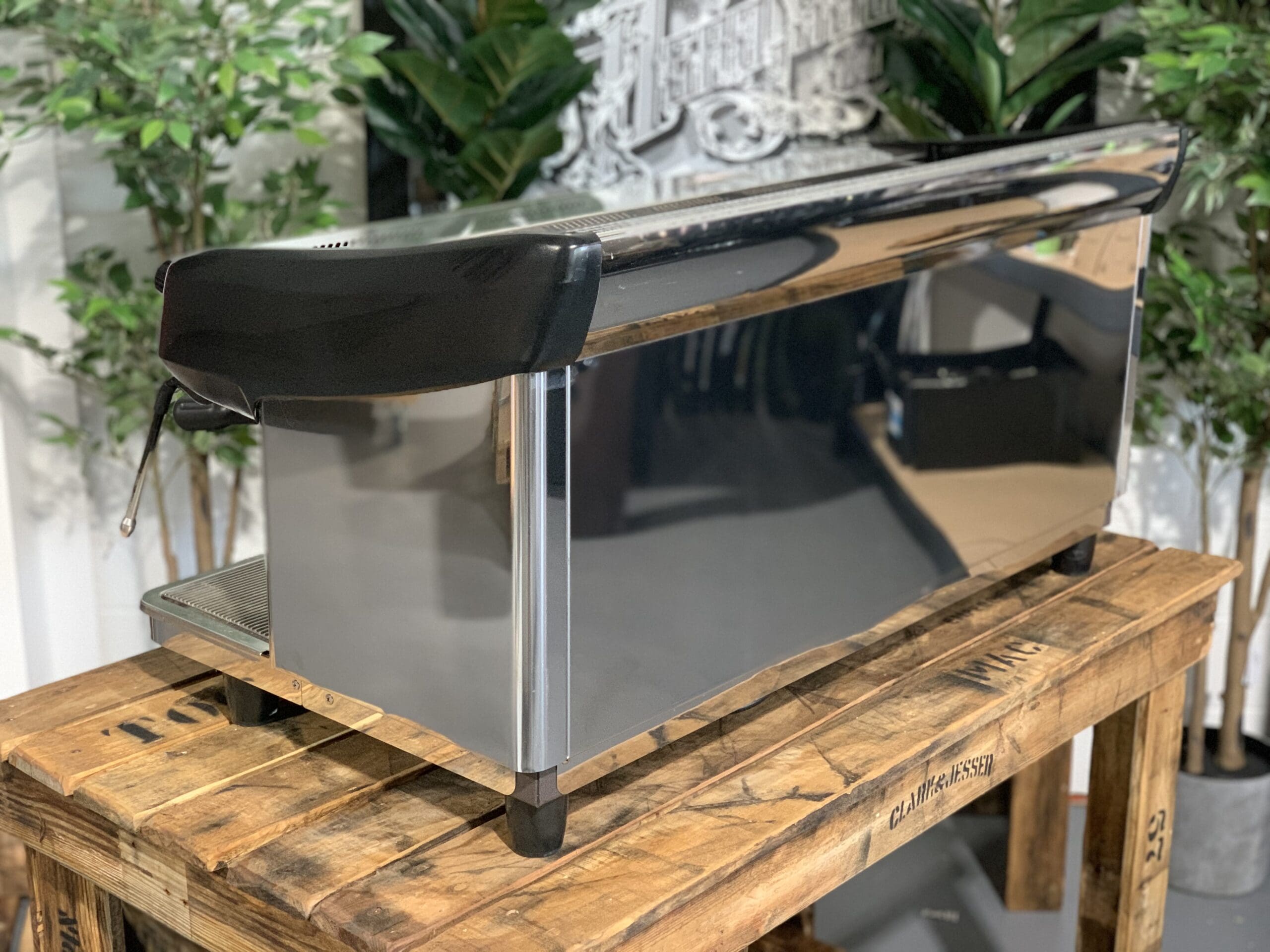 Expobar MegaCrem Auto Steam - 3 Group Commercial Espresso Machine - Stainless Steel