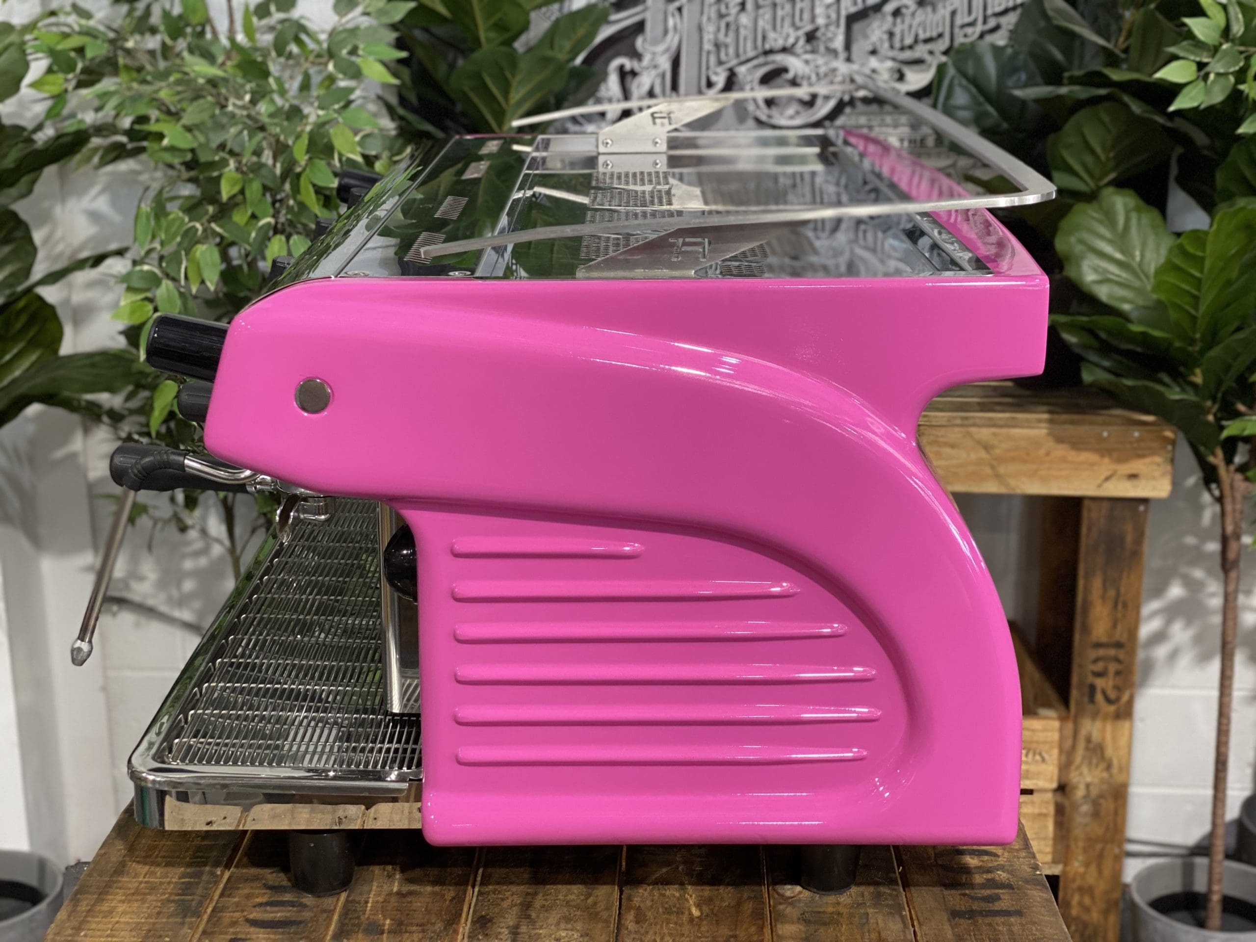 Expobar Ruggero - 3 Group Commercial Espresso Machine - Pink
