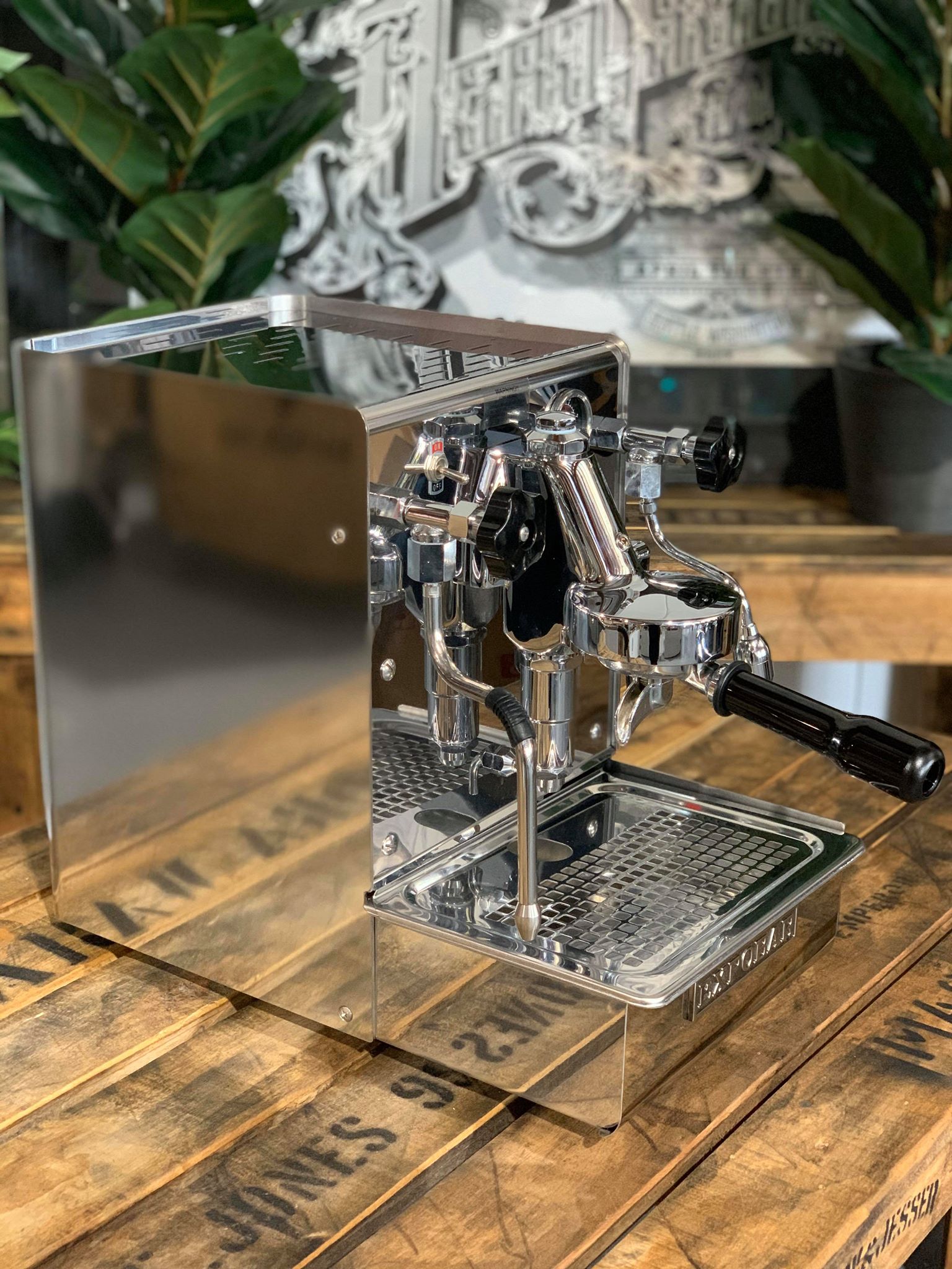 Expobar Office Leva - 1 Group Commercial Espresso Machine - Stainless Steel