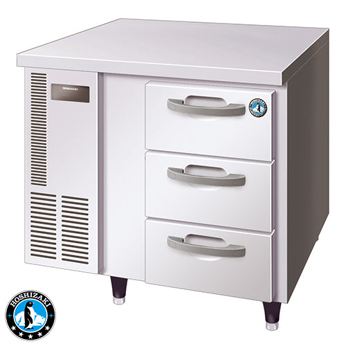 Hoshizaki 3 Drawer 100mm Deep Gastronorm Underbench Freezer