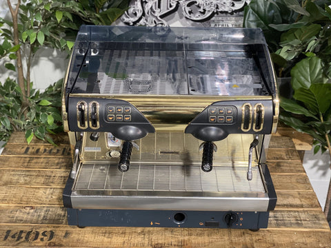 Faema Smart Gold - 2 Group Commercial Espresso Machine - Brown