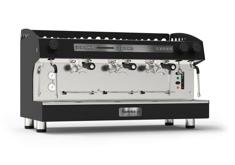 Fiamma Caravel - 3 Group Commercial Espresso Machine - Black