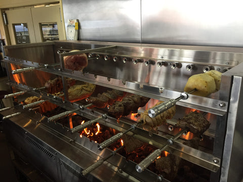 Scheer Gas Lava Rock Rotisserie - 1500mm Width - LVR500A-1500
