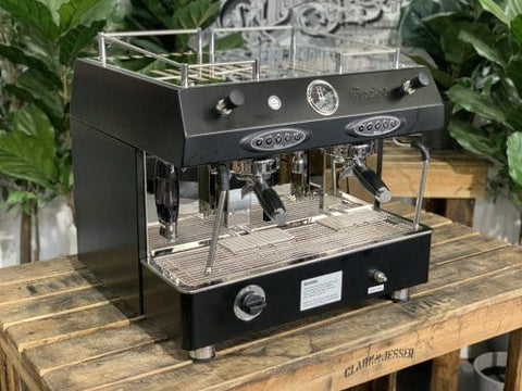 Fracino Diablo Dual Fuel - 2 Group Commercial Espresso Machine - Black
