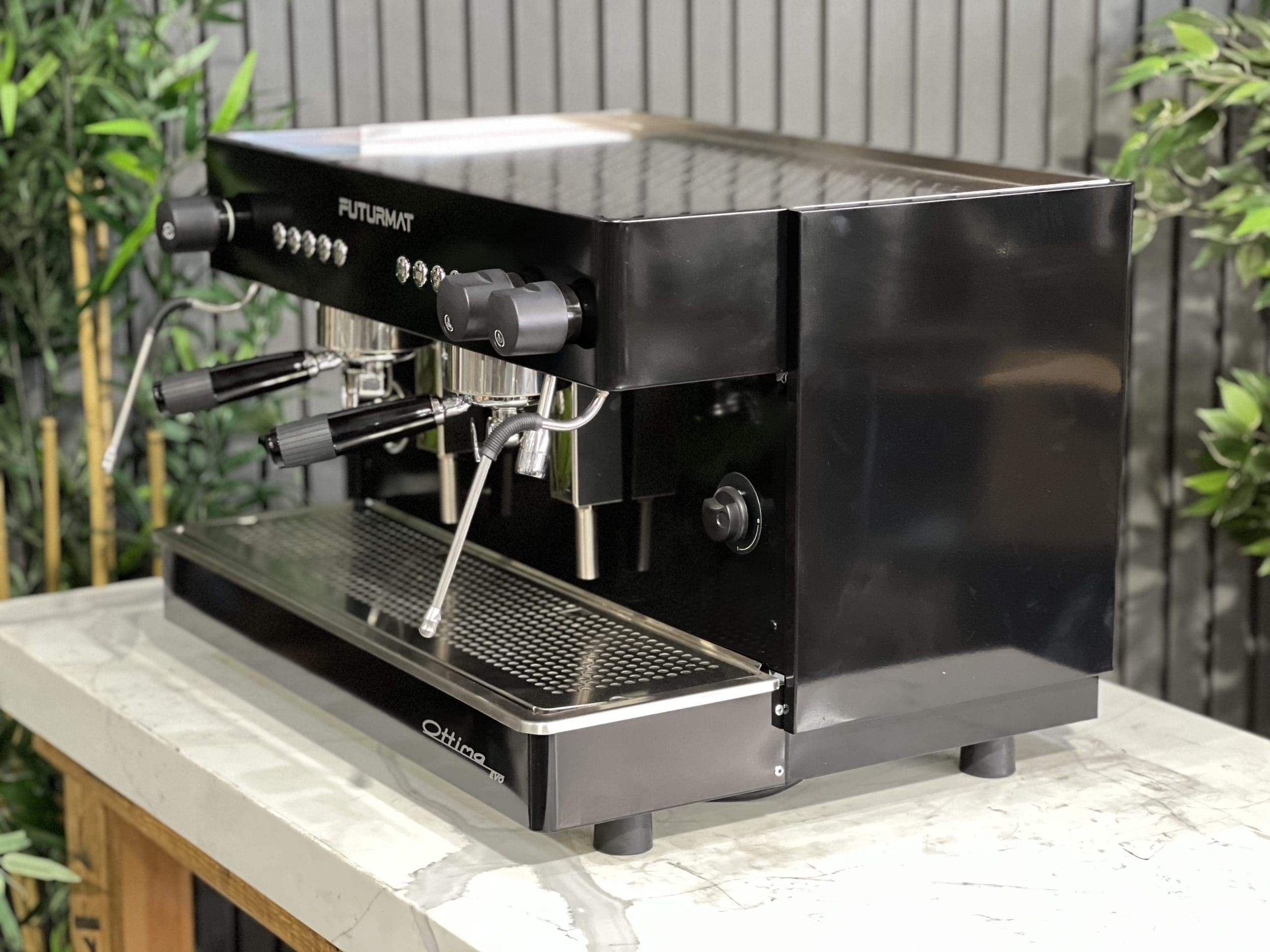 Futurmat Ottima 2.0 - 2 Group Commercial Espresso Machine - Black