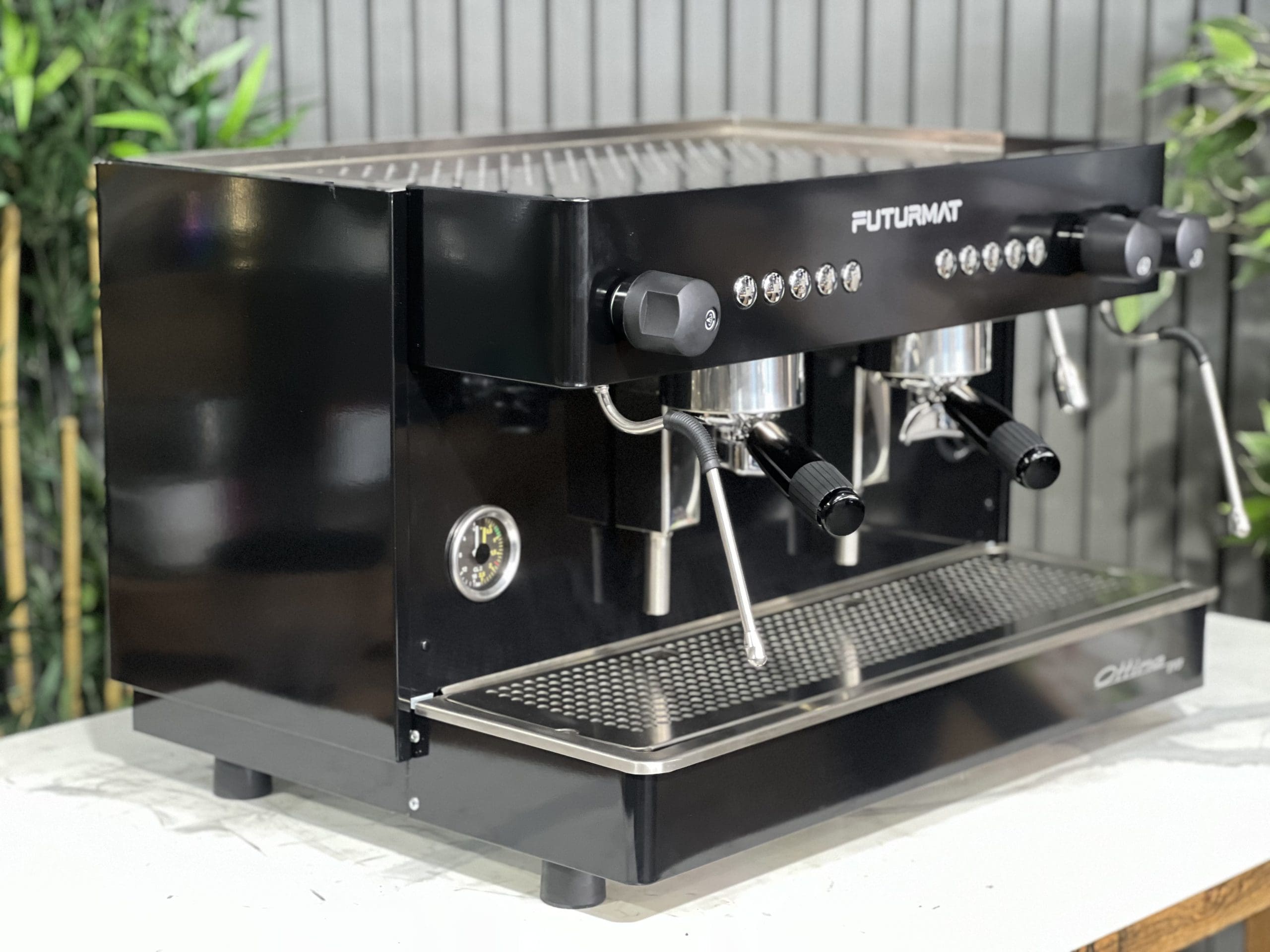 Futurmat Ottima 2.0 - 2 Group Commercial Espresso Machine - Black