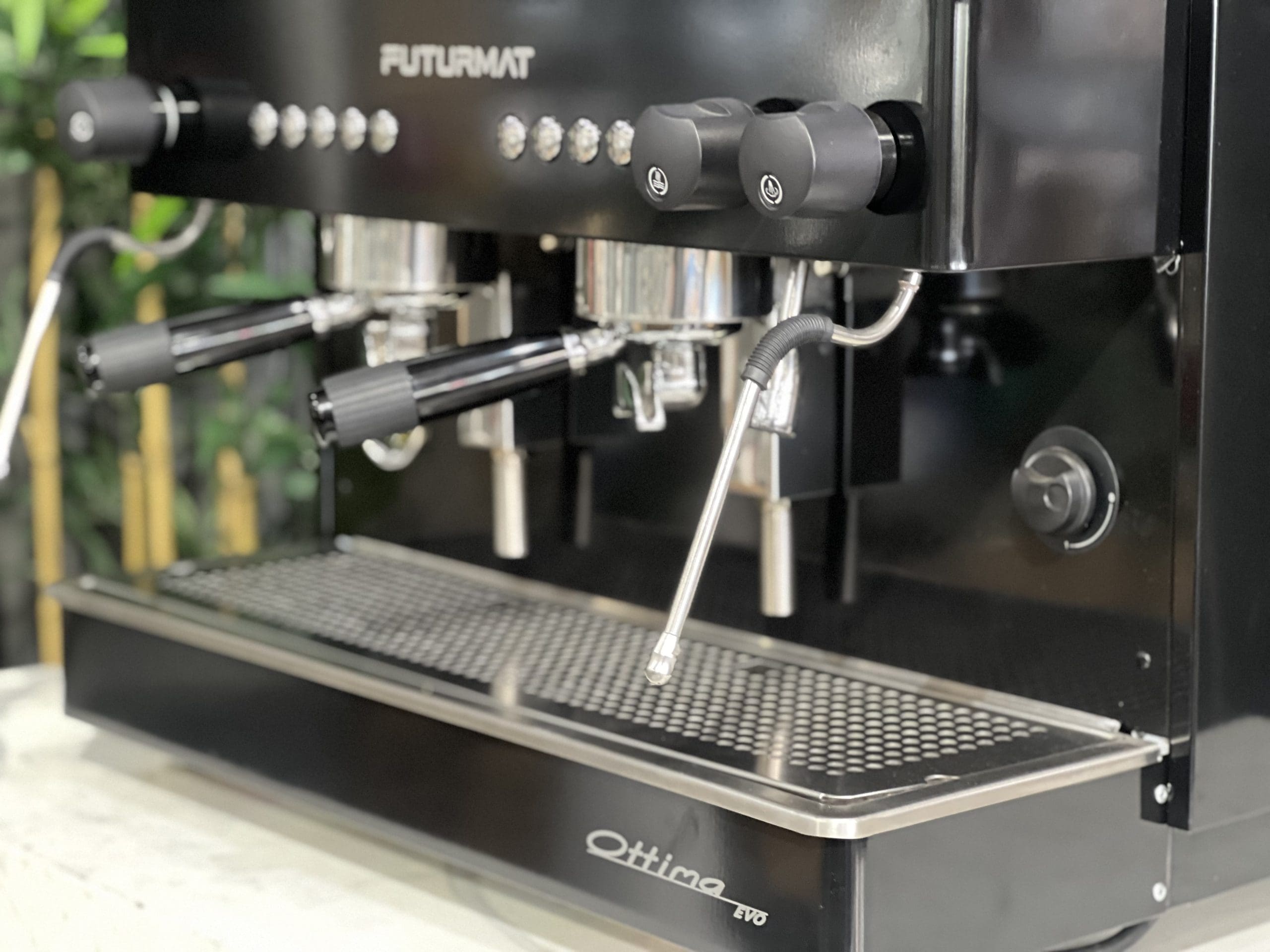 Futurmat Ottima 2.0 - 2 Group Commercial Espresso Machine - Black