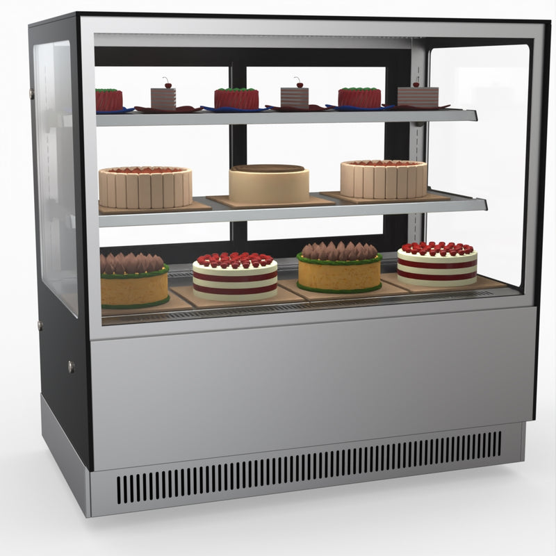 Bonvue Modern 2 Shelves Cake Or Food Display GAN-1200RF2