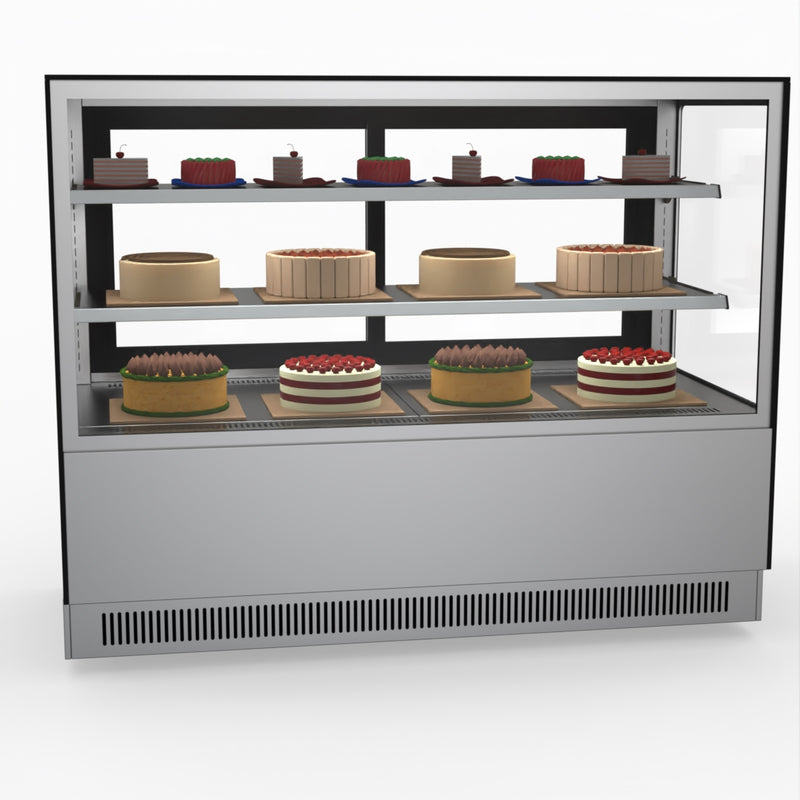 Bonvue Modern 2 Shelves Cake Or Food Display GAN-1500RF2