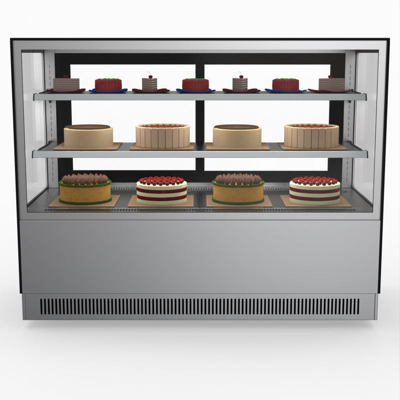 Bonvue Modern 2 Shelves Cake Or Food Display GAN-1500RF2