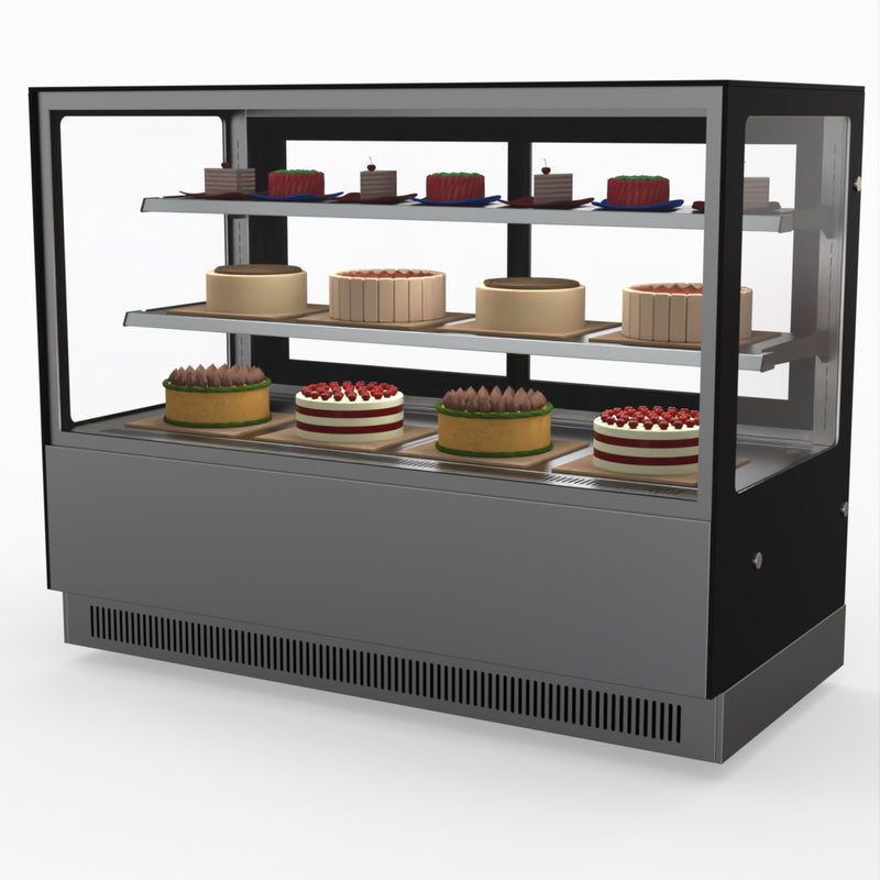 Bonvue Modern 2 Shelves Cake Or Food Display GAN-1500RF2