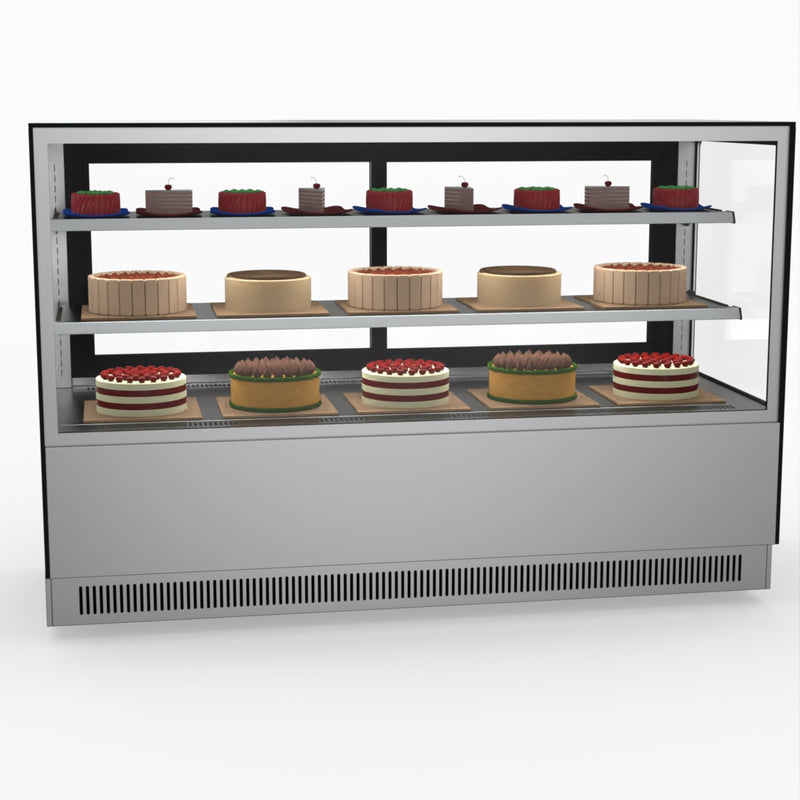 Bonvue Modern 2 Shelves Cake Or Food Display GAN-1800RF2