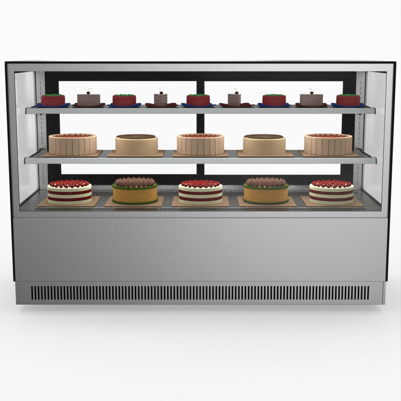 Bonvue Modern 2 Shelves Cake Or Food Display GAN-1800RF2