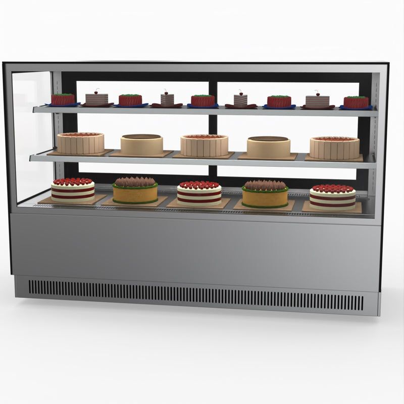 Bonvue Modern 2 Shelves Cake Or Food Display GAN-1800RF2