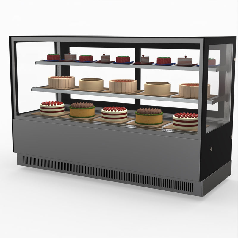 Bonvue Modern 2 Shelves Cake Or Food Display GAN-1800RF2