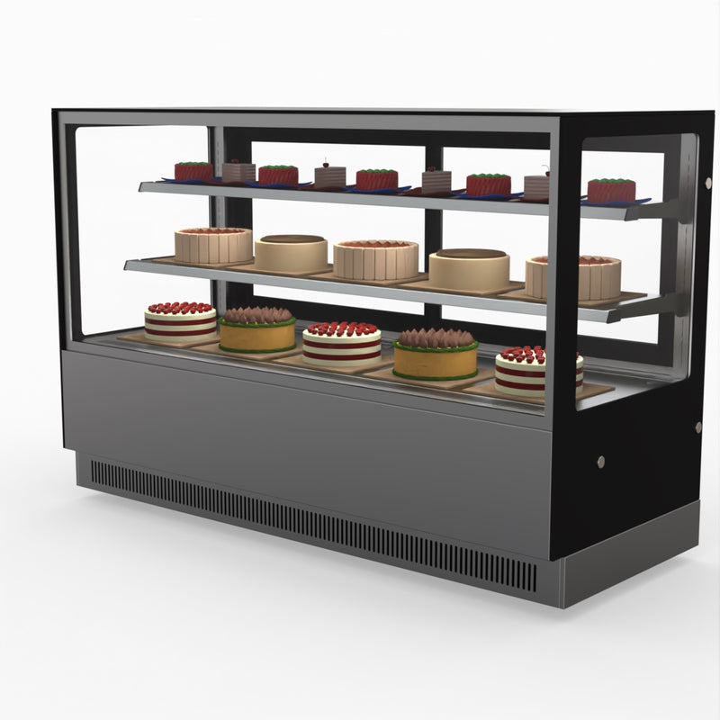 Bonvue Modern 2 Shelves Cake Or Food Display GAN-1800RF2