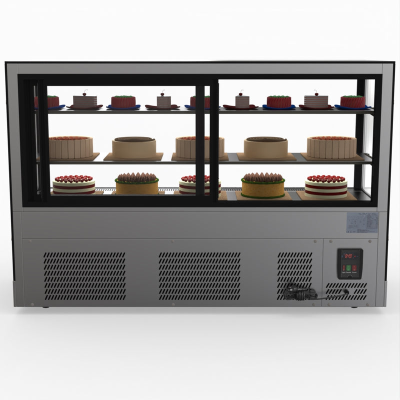 Bonvue Modern 2 Shelves Cake Or Food Display GAN-1800RF2