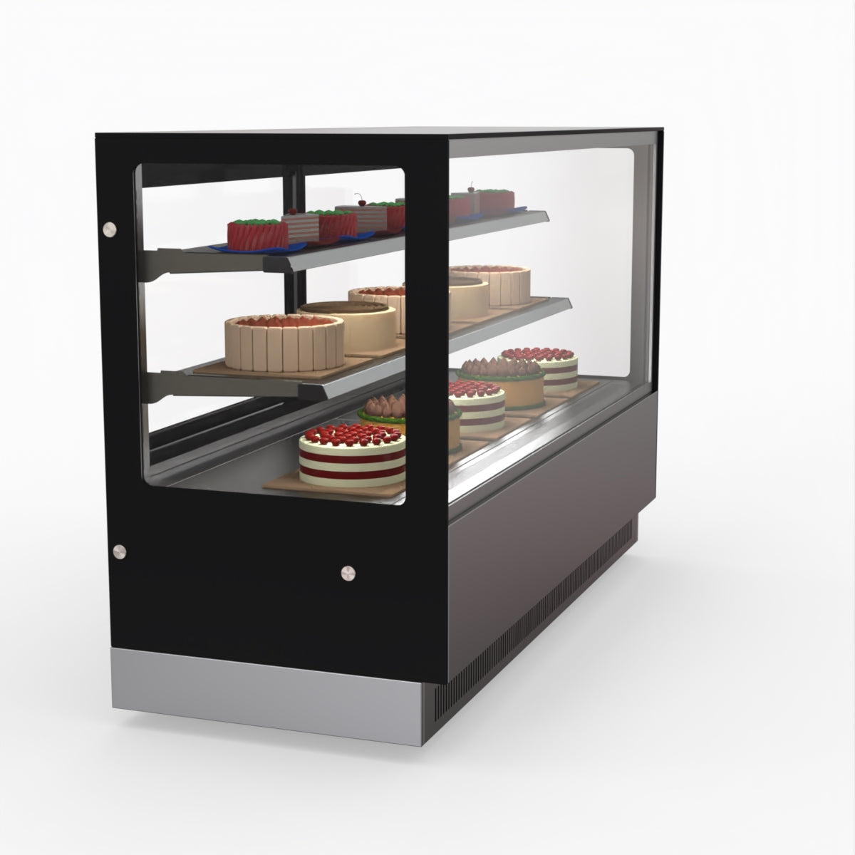 Bonvue Modern 2 Shelves Cake Or Food Display GAN-1800RF2