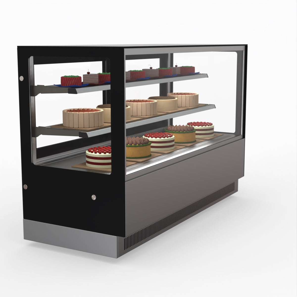 Bonvue Modern 2 Shelves Cake Or Food Display GAN-1800RF2